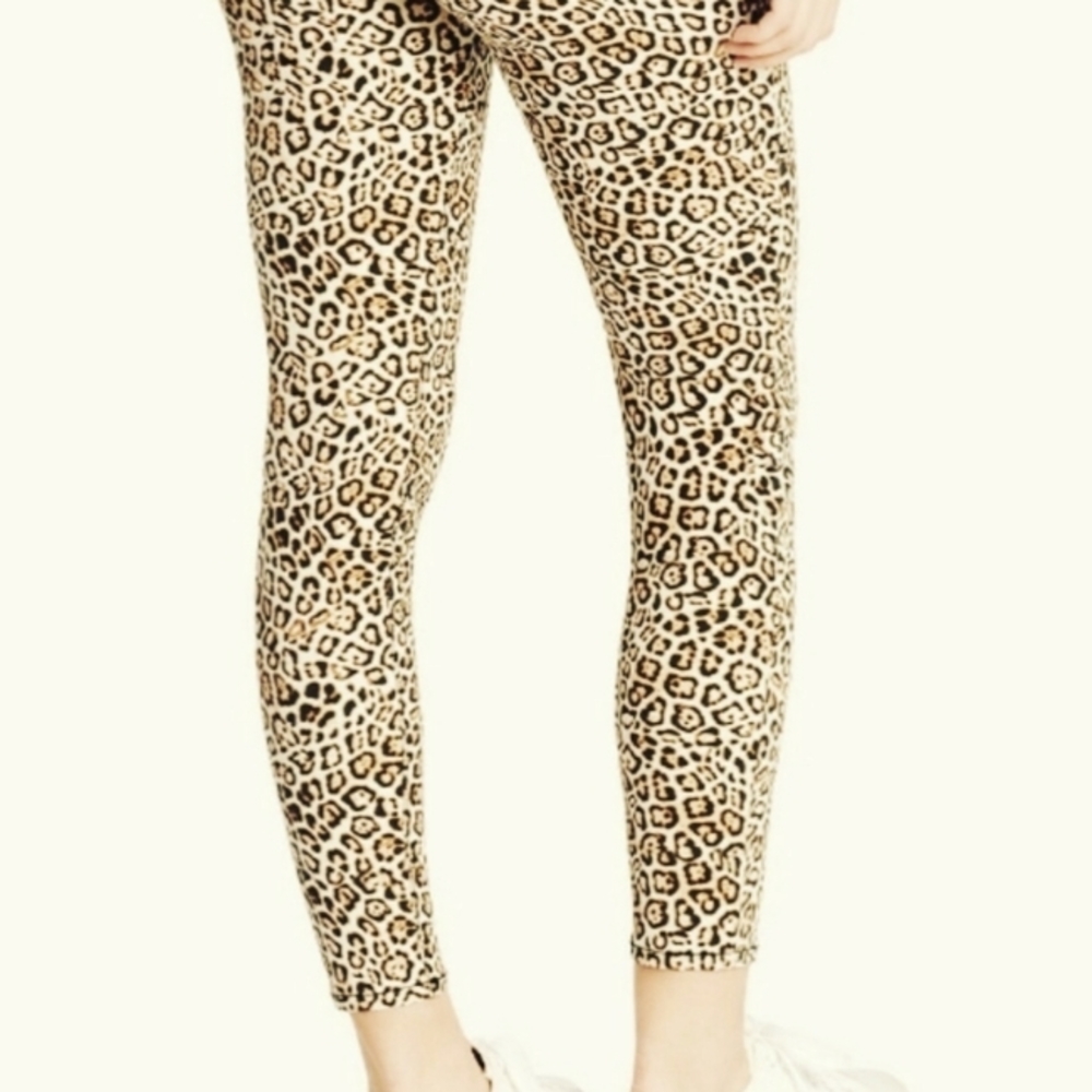 William Rast by Justin Timberlake, Size26, denim leopard print